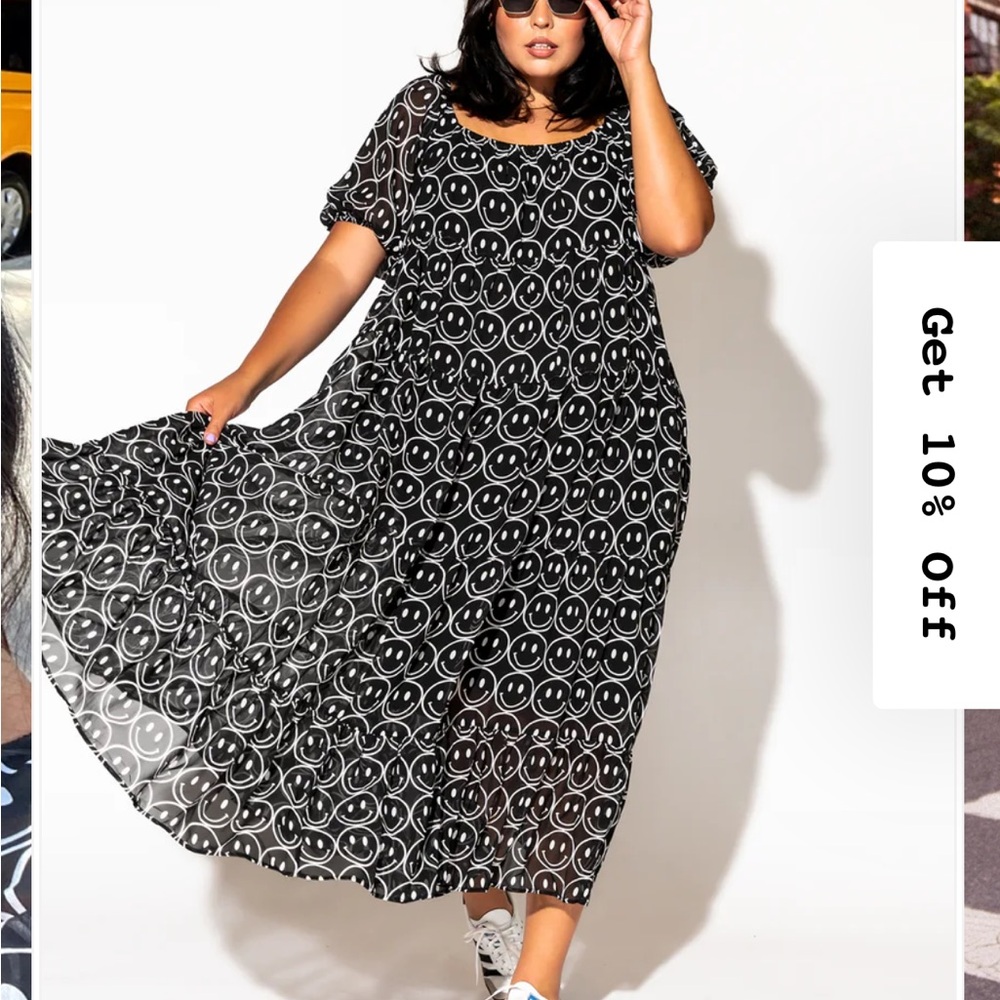EUC Lucky Lady Maxi Dress in Current Mood